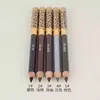 ePacket Nieuwe Collectie Flamingos Leopard Nieuwe Professionele Make-up Wenkbrauwpotlood BrushBlackBrownGray6120617