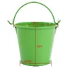 SDFC-12PCS Planter для цветов Мини-ведра металлические столовые украшения (случайный цвет) Y200709