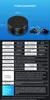 TWS 28 Kablosuz Kulaklık Bluetooth 5.0 Kulaklık Subwoofer Alüminyum Alaşım Dönen Manyetik Şarj Kılıf Gürültü Spor Kulaklık Kulak Tomurcukları
