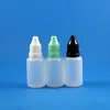 100 st 20 ml plastdropparflaskor Tamper Proof Evidence Separatable Nipple Drop Tip Sub Pack Liquid Oil Juice Vapor Essence Flux Saline 20 Ml