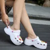 Summer Women Sandals wedge Garden Cartoon Fruit Platform shoes for Girls Eva Comfortable Breathable Beach sandals Slip On Slides Q1110