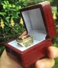 1991 Braves Braves World Baseball Team Championship Ring With Wooden Display Box Souvenir Men Fan Gift 2023 Wholesale Drop Shipping