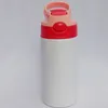 Горячая 350 мл дети Sippy Cup 12oz Сублимация DIY Детская бутылка для воды Бутылка для воды Пустая 316 Нержавеющая сталь Двойная стена Вакуумная изолированная кружка чашки