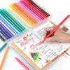 Monami Color Felt Tip Pen definido para esboço de organizador pessoal 0,5 mm Multi Color Liner Pigment Based Water -Based Watercolor Art 3000 201120