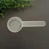 40ml Plastic Milk Powder Spoon Bathroom Laundry Detergent Washing Powders Measuring Scoop Kitchen Spices Honey Transparent Spoons BH6022 WLY