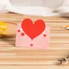 Aşk kalp şekli el yapımı tebrik kartı sevgililer gün çiçek dükkanı hediye kartı düğün davetiyeleri kartı romantik teşekkür kartları cfyl0232