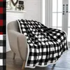 Flanelldecken Kinder Plaid Bedruckte Decke Verdickung Quadrat Quilt Plüschdecke Winter Couch Warme Bettwäsche Lieferungen Design MEER ZZC5103