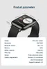 P22 Inteligentny zegarek Mężczyźni Kobiety Sport Zegar Fitness Tracker Odpinany Bransoletka Tętna Tels Tleygen Monitor IP67 Android SmartWatch