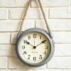 Nordic Modern Minimalist Clocks Wall Clock Living Room Wrought Iron Metal Clocks Creative Quartz Clock Personality 201125