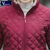Vangull Winter Fleece Jacket Basic Stuck Long Solide Solid Female Coat New Stand Stand Zipper Casual Plus Velvet Lamb Outerwear T200212