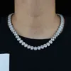 Pendant Necklaces Hip Hop ice Sparking Big CZ Chain For Men Boy Iced Out Rock Punk Oval Cubic Zirconia Tennis Necklace 220210229K