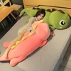 5 dimensioni 60 * 150 cm giocattoli di peluche di grandi dimensioni lungo adorabile bambola di dinosauro morbido cartone animato animale dinosauro cuscino farcito per bambini ragazza compleanno 2546128
