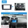 2 Din Autoradio Einbaurahmen Frontplatte Dash Trim Installation Fitting Kit für 2009 Suzuki Swift Fascia Stereo Dash Trim