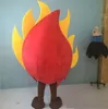 Disfraz de mascota de fuego grande rojo caliente de alta calidad 2018 para que lo use un adulto