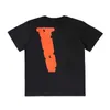 Hot Sale Fashion Streetwear Tee Toppar Mens Stylist T Shirt Vänner Män Kvinnor T Shirt Hög kvalitet Svart Vit Orange T Shirt Tees Storlek S-XL