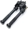 V8 Riflescope Bipod Tactische bipods voor jachtgeweer Verstelbare veerretour met adapter Jachtaccessoires Luchtgeweeraccessoires