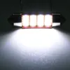 Carro Festoon Light C5W C10W 4014 12SMD Auto Bulbo Canbus Car Interior Cúpula Luz Light Light Placa Sem Erro Branco 31/36 / 39 / 41mm