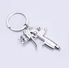 100PCS New Hot Water Spray Gun Quality Business Zinc Alloy Keychain Fashion Handbags Accessories Gift