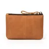 Genuine Leather Retro Wallet Handbag Cowhide Oblong Fashion Coin Purses Cards Money Mini Organizer Storage Bags Hot 19lf C2