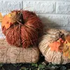 Autumn Home Decoration Harvest Festival Party Decorations Natural Rattan Pumpkins Handmade Pumpkin Fall Decors Halloween Decor Y201006