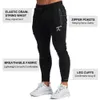 Pidogym الرجال ركض sweatpants عارضة رياضة تجريب السراويل التدريب المسار السراويل رجل ركض السراويل يتأهل مع سحاب جيوب LJ201103