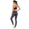 Frauen Sexy Legging Nacht Blumen Druck Fitness Leggins Mode Schlanke Legins Weiche und dehnbare Leggings Frau Hosen LJ201006