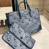 Designer- Women shopping bag Classic handbag fashion printing handbags shoulder bags crossbody totes wallet Leather Artwork