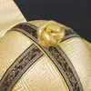 Antico cappello di Gengis Khan Accessori per costumi cosplay di Halloween Spettacoli per feste Re corona per adulti Puntelli da palcoscenico Copricapo principe