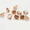 5000 stks 5A 0.8-3mm ronde vorm kleur losse cubic zirconia cz steen, roze, granaat rood, zwart, paars, olijf geel