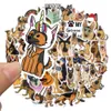 50 PcsLot Lovely Cartoon Animals Dog Stickers For Kids Toys Waterproof Sticker For Notebook Skateboard Laptop Luggage Car9087865