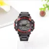 2 colors men's fashion cool watch outdoor waterproof anti-fall sports electronic watch student watch multi-color optional