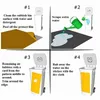 DIY Nowoczesny klej wymienny wodoodporne kalkomanii na śmieci na śmieci na śmieci na naklejki 120liter 240liter 201106
