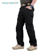 WolfonRoad IX9 Men039s Armée de combat en plein air Camping Randonnée Chasse Pantalon Tactical Militar