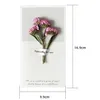 Fiori di San Valentino Biglietti d'auguri Bomboniere Gypsophila Fiori secchi Benedizione scritta a mano Regali Carta Inviti di nozze w-01353