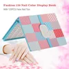 Mode 120 Nail Kleur Displayboek met 120 Stks False Tips voor Nagels Art DIY UV Gel Kleur Kaartkaart Board