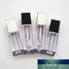 50pcs 4ml/4.5ml Empty Lip Gloss Tube DIY Plastic Elegant Liquid Lipstick Container Square Lipgloss Lip Balm Bottle