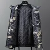 Veste d'hiver hommes à capuche épaissir chaud camouflage Parka mâle plus taille sweat à capuche noir 6XL 7XL 8XL 9XL 10XL grand manteau pour hommes vêtements 201126