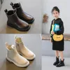 New 3Color kids boots kids ankle boots Pu leather kids Martin boots girls boot boys boot kid shoes boys shoes girls shoes