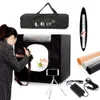 Freeshipping 60 * 60 cm led-foto studio licht tent softbox schieten licht tent zachte doos + draagbare tas + AC-adapter voor sieraden speelgoed schoten