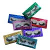 Glitter Laser Eyelash Paper Packing Box Eyelashes Packaging Case with Window T2I53385