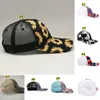 Sunflower Snake Baseball Hut Kuh Print Leopard Sunflower Caps Serape Mesh Cap Mode Gestreiften Kaktus Hüte Outdoor Sonnenhut GGB2251