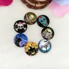 Creative DIY jewelry refrigerator paste accessories Halloween series time gem round glass patch