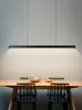 Lampade a sospensione Sala da pranzo Pendent Lamp Dine Light Light Light Linear Office Bar Table Tavolo Nordic Lampadari per