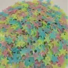 Étoiles lumineuses Stickers muraux lueur dans le mur Darriorescence Plastic Art Art Art Décalcomanies Pour enfants Décorations de la maison 6 Styles YG1037