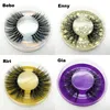 Mink Lashes 3D Silk Protein Mink False Eyelashes Long Lasting Lashes Natural Mink Eyelashes Round Box Packaging2517276