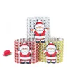 Plastic Napkin Ring Christmas Rhinestone Wrap Santa Claus Chair Buckle Hotel Wedding Supplies Home Table Decoration