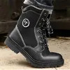 Laarzen stalen neus ademende veiligheid boot beschermende punctie-proof werkschoenen voor mannen casual sneakers y200915