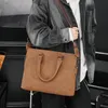 Sac porte-documents design pour hommes porte-documents de luxe femmes d'affaires sacs à bandoulière pour ordinateur portable fourre-tout bagages pour hommes ordinateur Duffel sac à main mâle