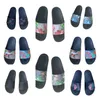 2022 With Box Mens Womens Designer Rubber Slipper Slides Sandals Bathroom Home Shoes Summer Beach Outdoor Cool Slippers Fashion Lady Slide Flat Flip Flops size 35-46