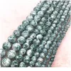 Vente en gros 4/6/8/10mm perles de verre Double couleur perles entretoises en vrac breloque peinte pour la fabrication de bijoux Bracelet à bricoler soi-même jllFlu